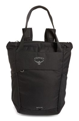 Osprey Daylite Water Repellent Tote Pack in Black 