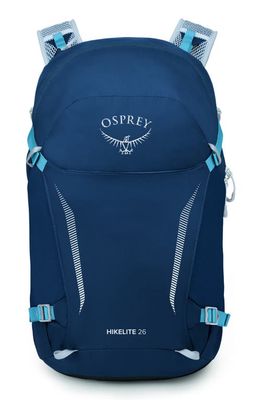 Osprey Hikelite 26L Water Repellent Backpack in Atlas Blue