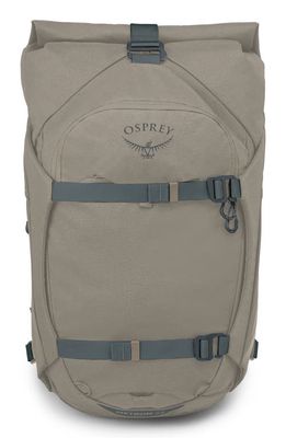 Osprey Metron 26 Roll Top Backpack in Tan Concrete