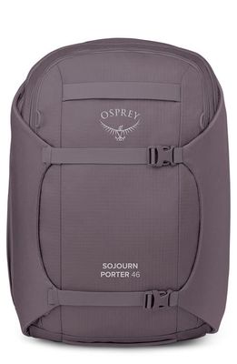 Osprey Sojourn Porter 46-Liter Recycled Nylon Travel Backpack in Graphite Purple
