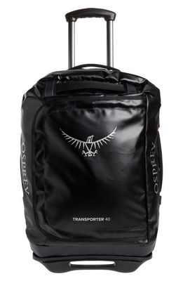 Osprey Transporter 40L Wheeled Carry-On Luggage in Black 