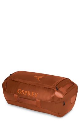 Osprey Transporter 65 Duffle Backpack in Orange Dawn