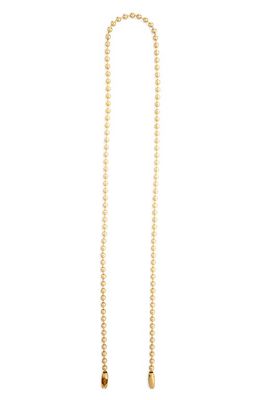 ossa Ball Chain Crossbody Strap in Gold 