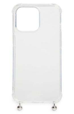 ossa iPhone 13 Pro, 13 Pro Max, 14 Pro, 14 Pro Max, 15, 15 Pro & 15 Pro Max Case in Transparent 