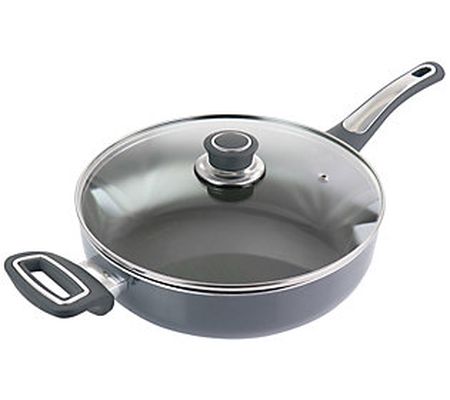 Oster 3.5 Quart Aluminum Saute Pan with Lid