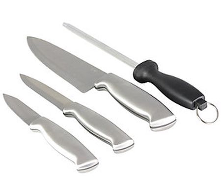 Oster Baldwyn 4-Piece Stainless Steel Cutlery K nife Set