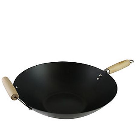 Oster Findley 13.7" Carbon Steel Wok