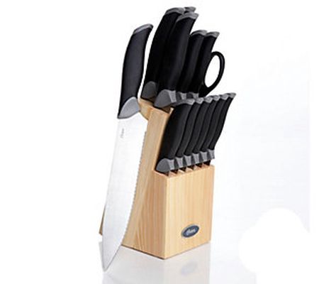 Oster Lingbergh 14 Piece Stainless Steel Cutler y Knife Set