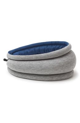 Ostrichpillow Light Reversible Travel Pillow in Sleepy Blue