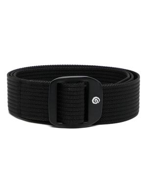 Ostrya logo-print buckle-slide belt - Black
