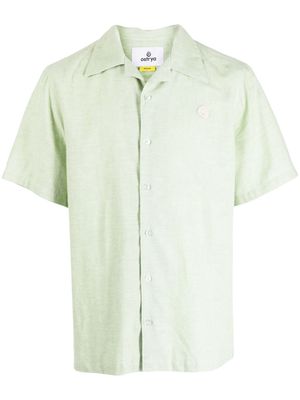 Ostrya Petanque cuban-collar shirt - Green
