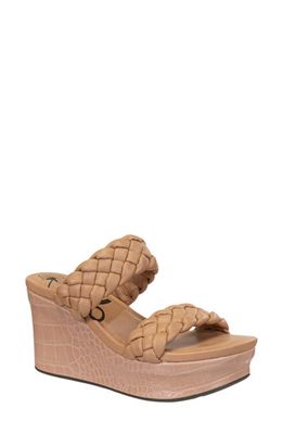 OTBT Fluent Wedge Platform Sandal in Taupe