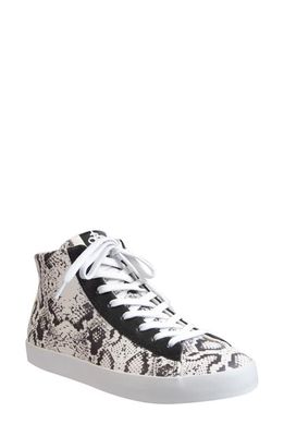 OTBT Hologram Print Sneaker in Snake Print Leather 