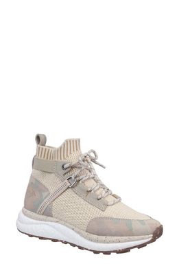 OTBT Hybrid High Top Platform Sneaker in Bone Camo