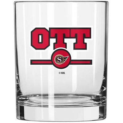 Ottawa Senators Letterman 14oz. Rocks Glass