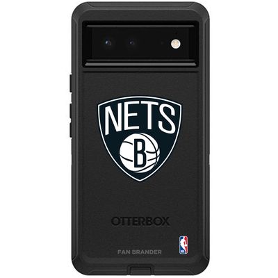 OtterBox Black Brooklyn Nets Primary Logo Google Pixel Symmetry Case