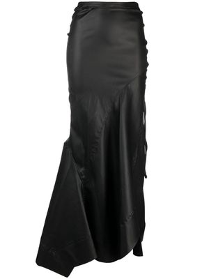 Ottolinger asymmetric panelled maxi skirt - Black
