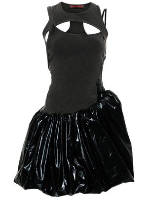 Ottolinger asymmetric puffball mini dress - Black