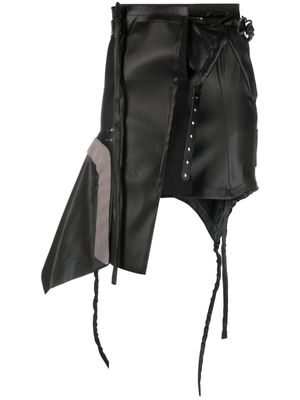 Ottolinger Biker asymmetric skirt - Black