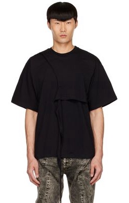 Ottolinger Black Cotton T-Shirt