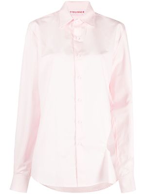 Ottolinger cut-out long-sleeve shirt - Pink