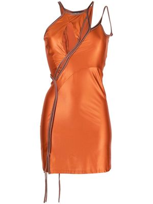 Ottolinger cut-out sleeveless minidress - Orange