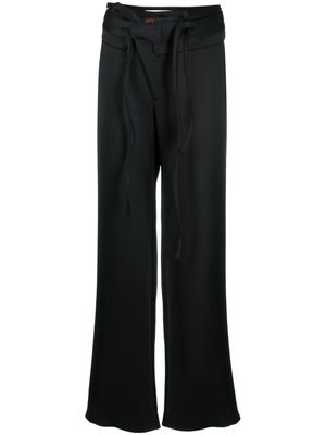 Ottolinger double-waistband tailored trousers - Black