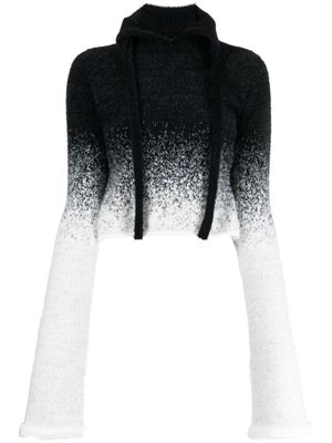 Ottolinger gradient-effect knitted jumper - Black