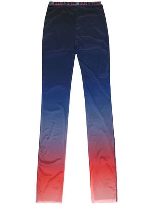 Ottolinger gradient-effect stretch-design leggings - Red