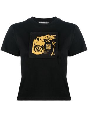 Ottolinger graphic-print T-shirt - Black