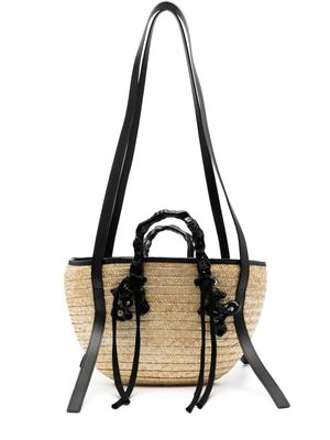 Ottolinger interwoven-design tote bag - Neutrals