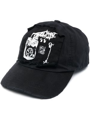Ottolinger logo print cap - Black