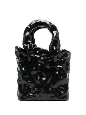 Ottolinger moulded crinkle-effect tote bag - Black
