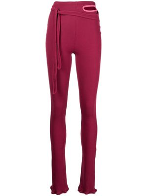 Ottolinger Otto Lounge cut-out trousers - Red