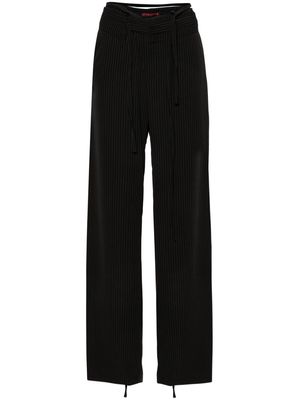Ottolinger pinstripe-pattern trousers - Black