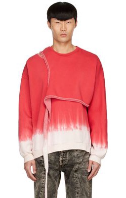 Ottolinger Red & Off-White Otto Sweatshirt