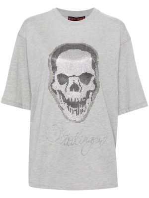 Ottolinger rhinestone-embellished T-shirt - Grey
