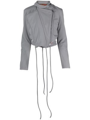 Ottolinger round-neck zipped jacket - Grey