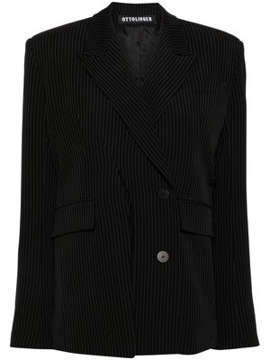 Ottolinger Signature Split Pinstripe blazer - Black