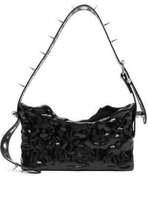 Ottolinger spike-stud patent shoulder bag - Black