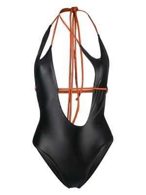 Ottolinger wrap-around string swimsuit - Black