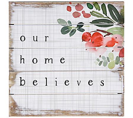 Our Home Believes Pallet Petite by Sincere Surr oundings