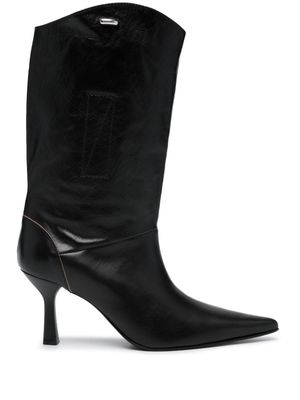 OUR LEGACY 80mm slip-on knee-length boots - Black