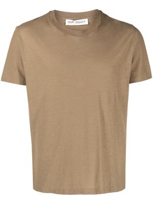 OUR LEGACY basic short-sleeved T-shirt - Green