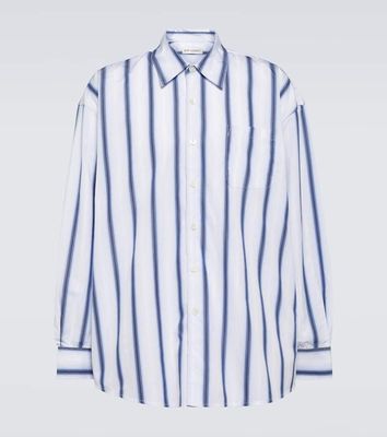 Our Legacy Borrowed striped cotton shirt