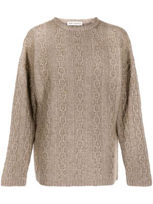 OUR LEGACY cable-knit jumper - Neutrals