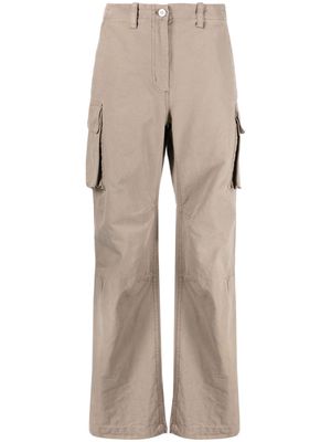 OUR LEGACY cargo-pocket cotton wide-leg jeans - Brown
