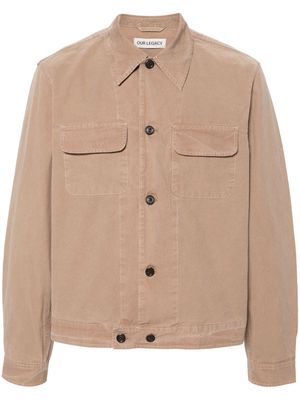 OUR LEGACY Coach cotton shirt jacket - Neutrals