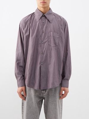 Our Legacy - Coco 70s Cotton-blend Shirt - Mens - Lavender