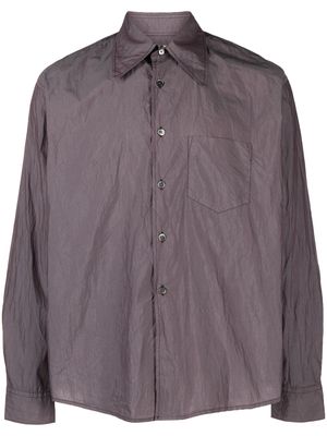 OUR LEGACY COCO 70S long-sleeved shirt - Purple